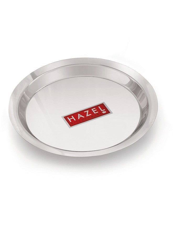 HAZEL Stainless Steel Lid Tope Cover Plates Ciba for Kadhai Vessels Pot Tope, 30 cm - Image 1